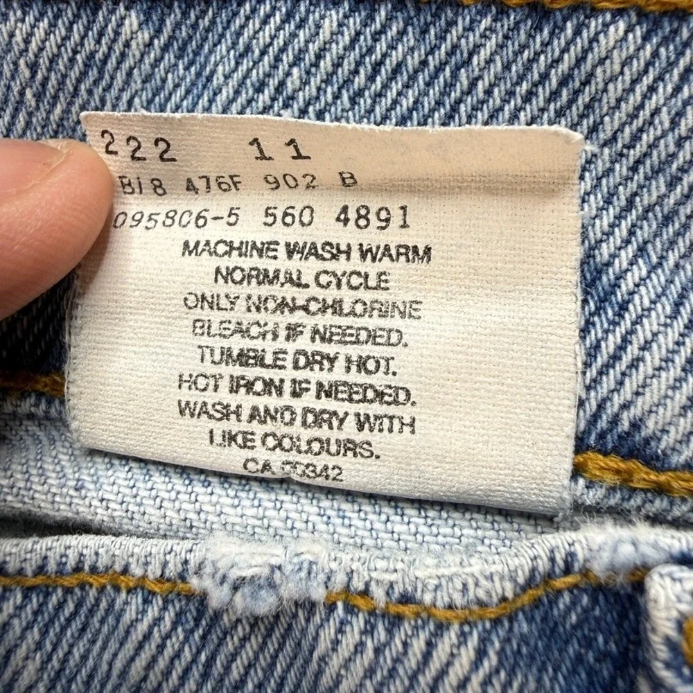 Levis 560 Jeans Loose Fit Tapered Leg 36x34 (FIT 34x32) Denim Vintage 90s Retro